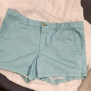 Banana Republic Women's Aqua Geometric Shorts